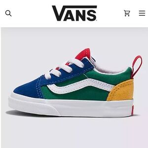 Vans Toddler Old Skool Elastic Lace | Size 8